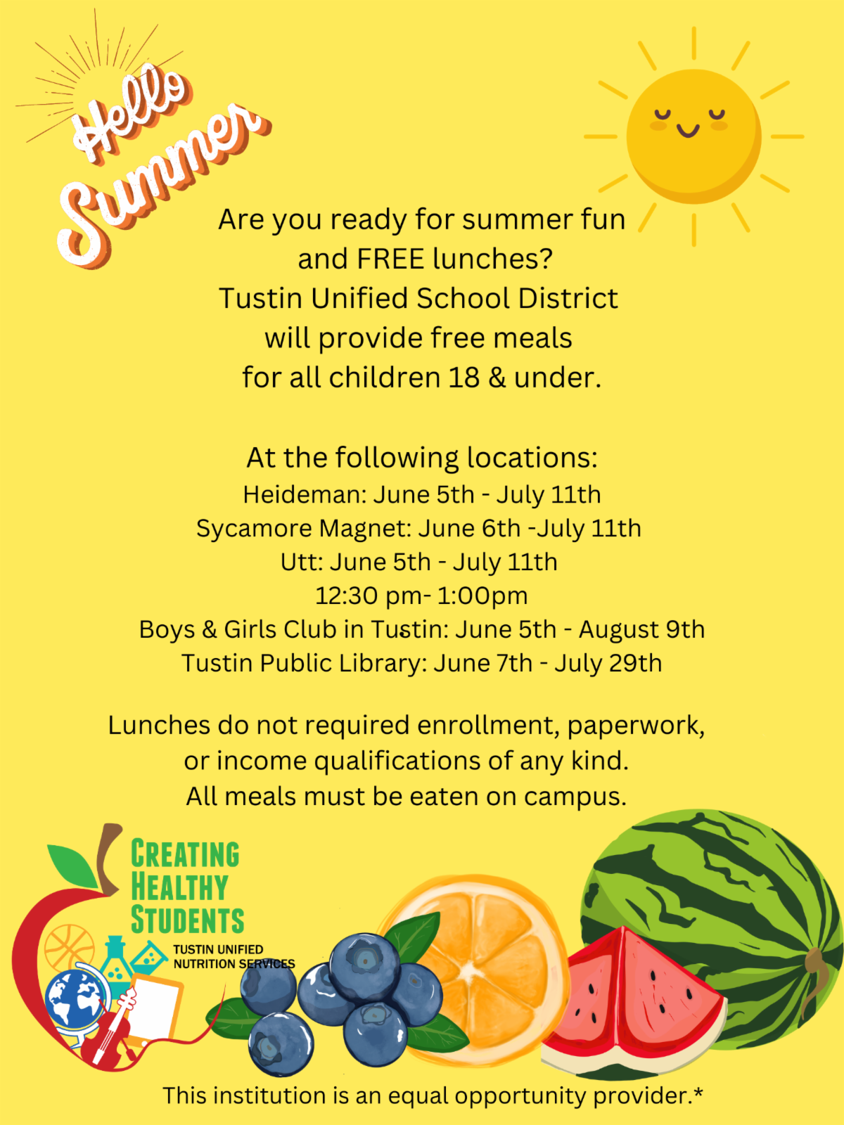 Summer Meals