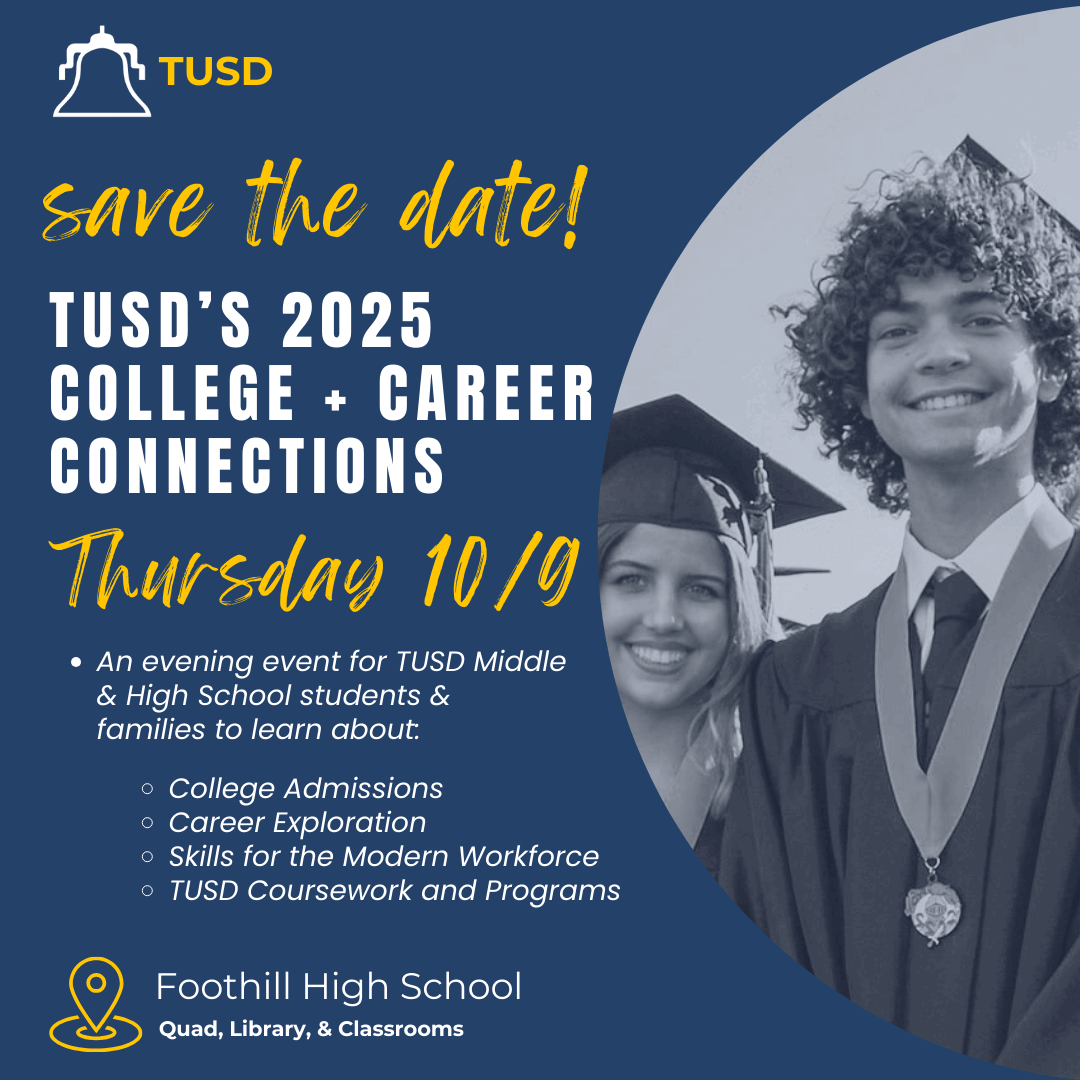 TUSD College and Career Connections Save the Date