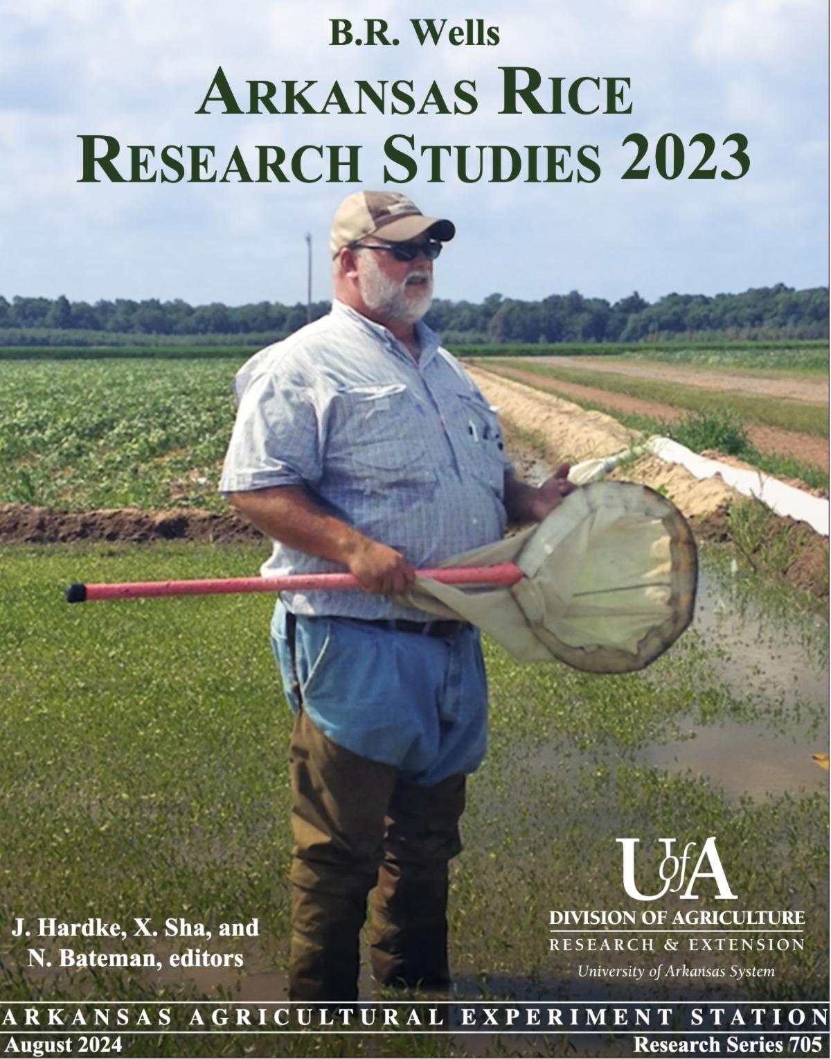 Cover of the Arkansas Rice Research Studies 2023 report