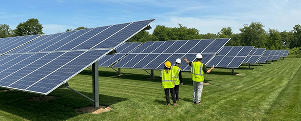 PowerBank - ground solar panels