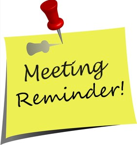Meeting Reminder Note