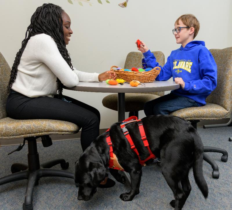 Grad student counseling student w disabilities