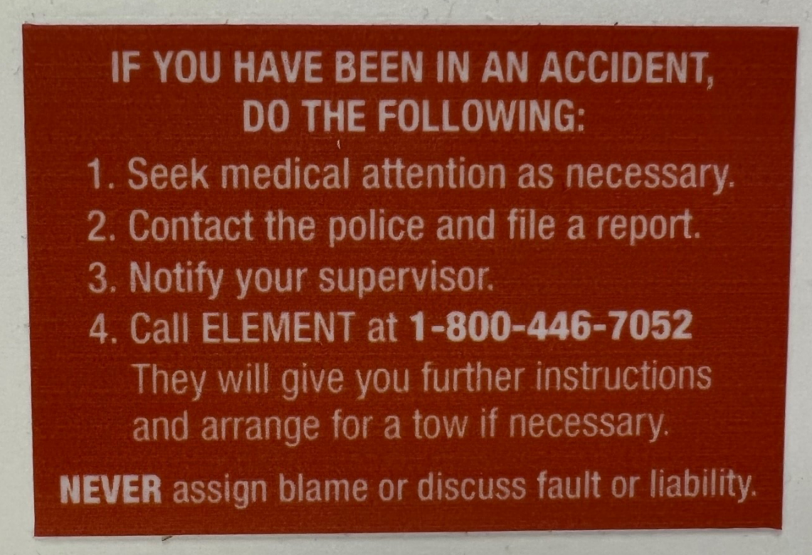 accident window cling