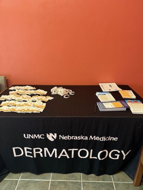 Display Table at One Stop Cancer Shop