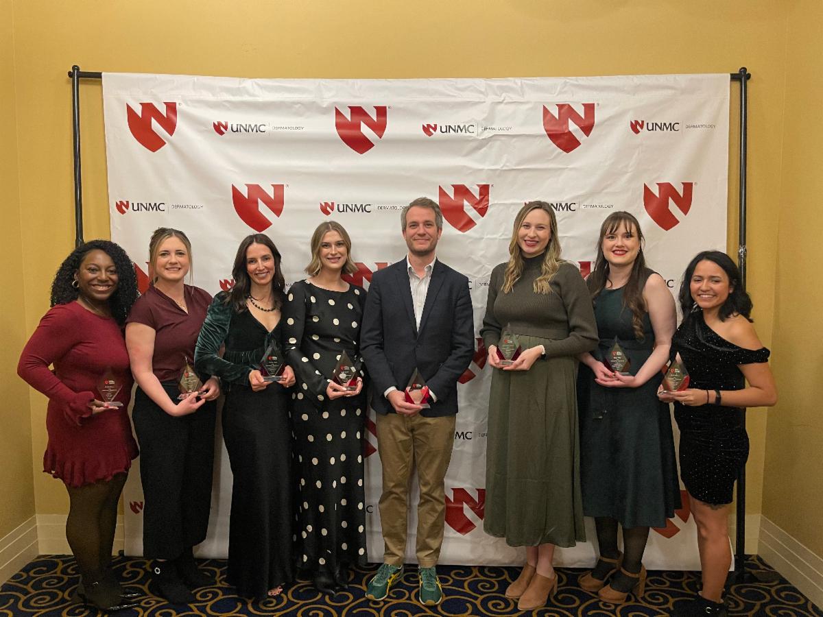 2025 UNMC Dermatology Holiday Award Recipients