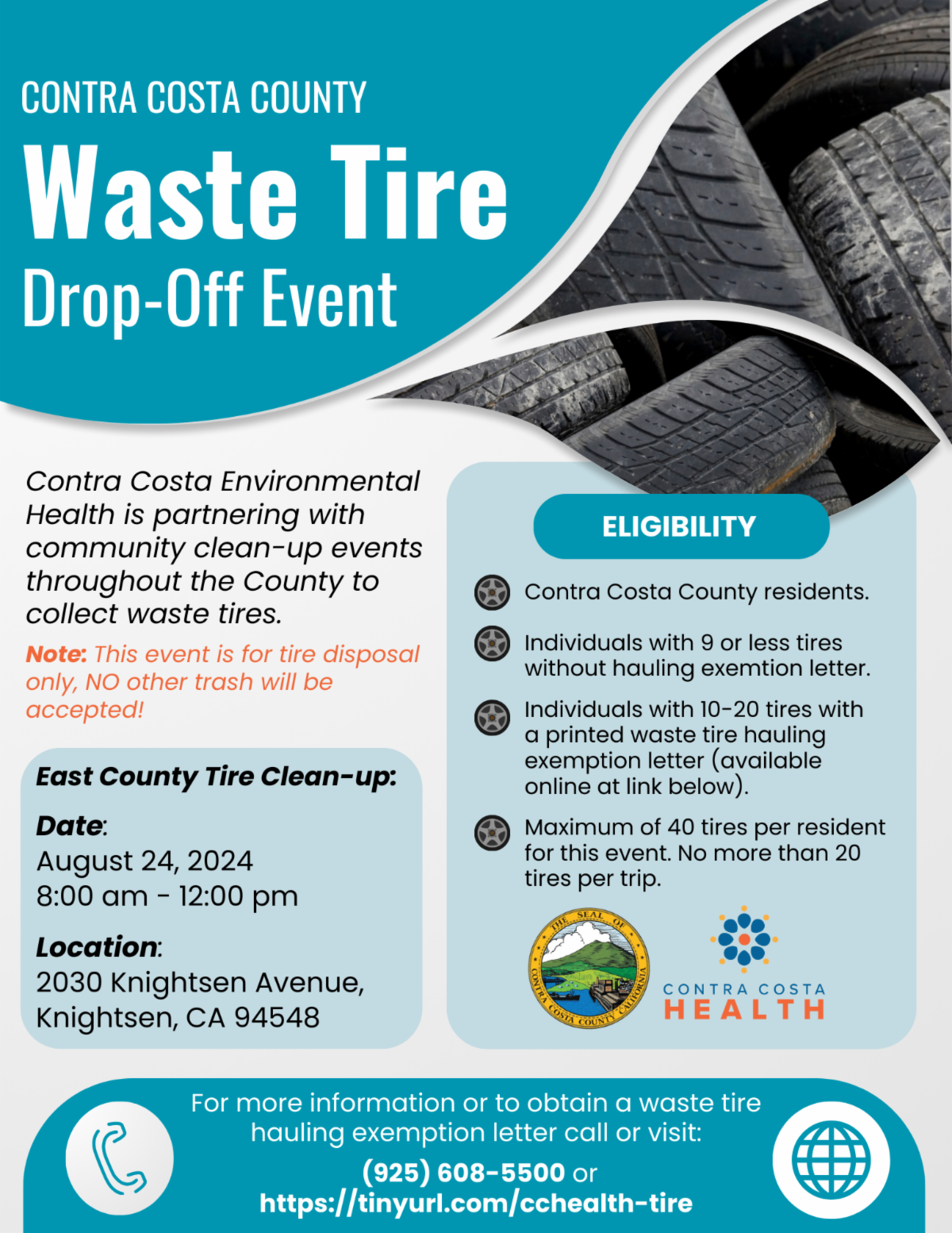 tire disposal event