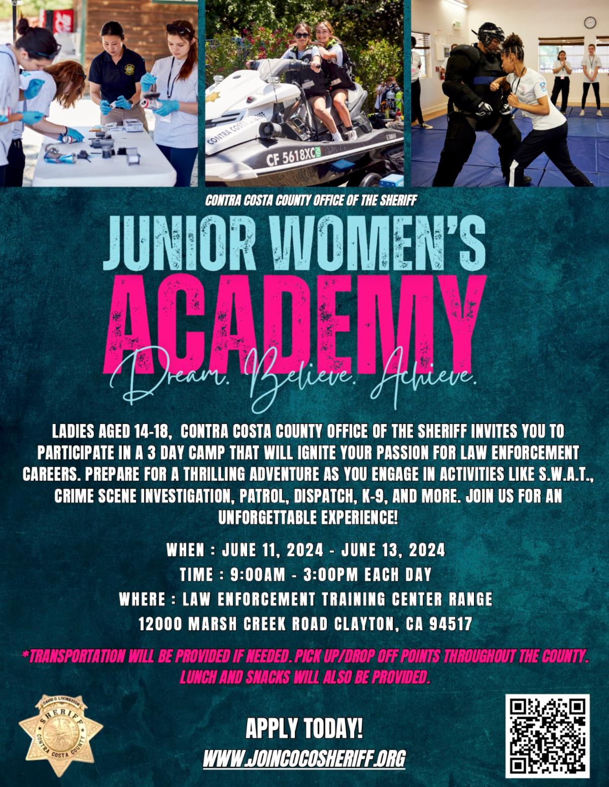 Junior Women's Academy Flyer