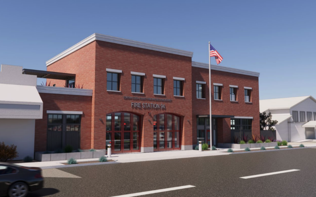 Rendering of the future Fire Station 94