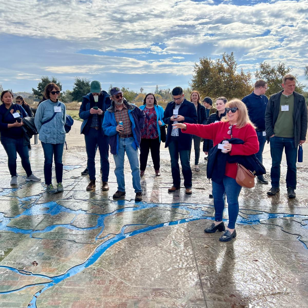 Standing on the Delta map
