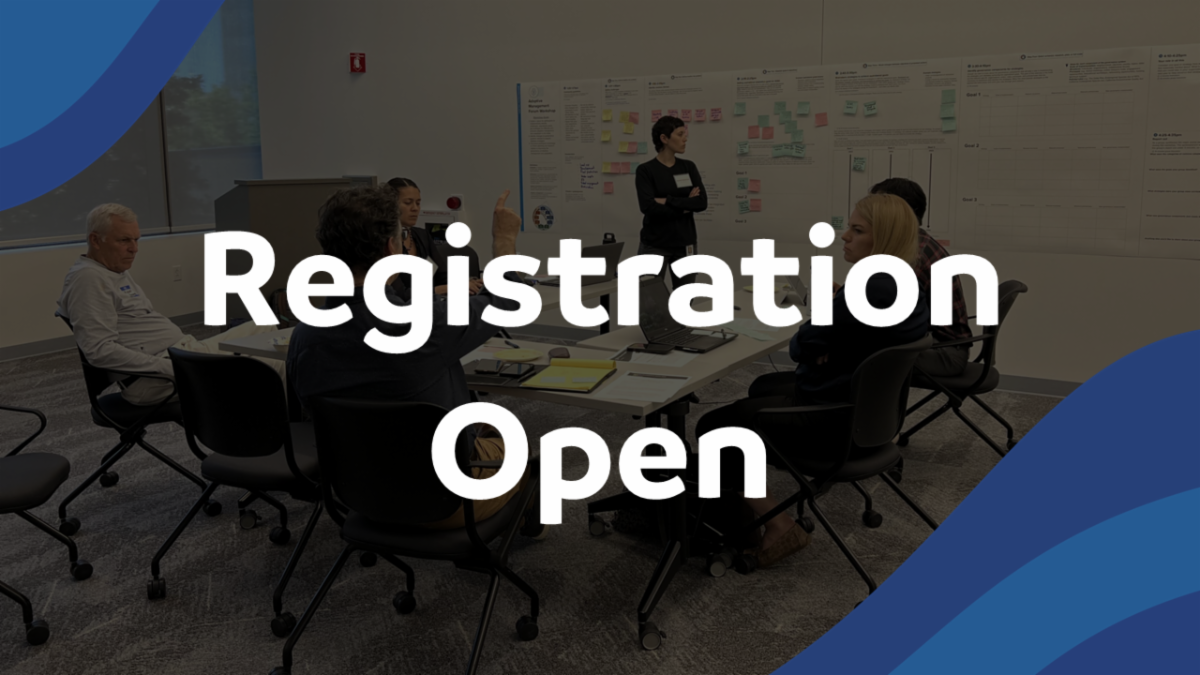 Graphic that reads Registration Open