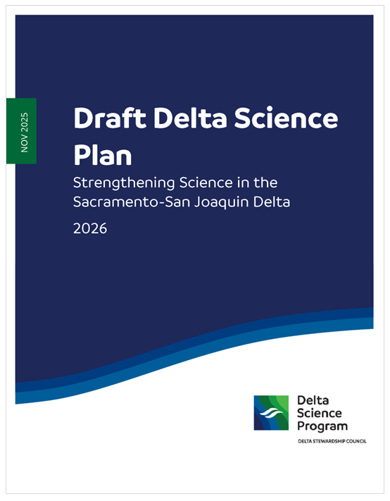 Cover of the Draft 2026 Delta Science Plan