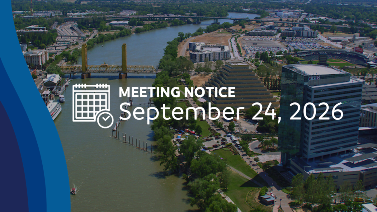 Graphic that reads "September 24, 2026 Meeting Notice"