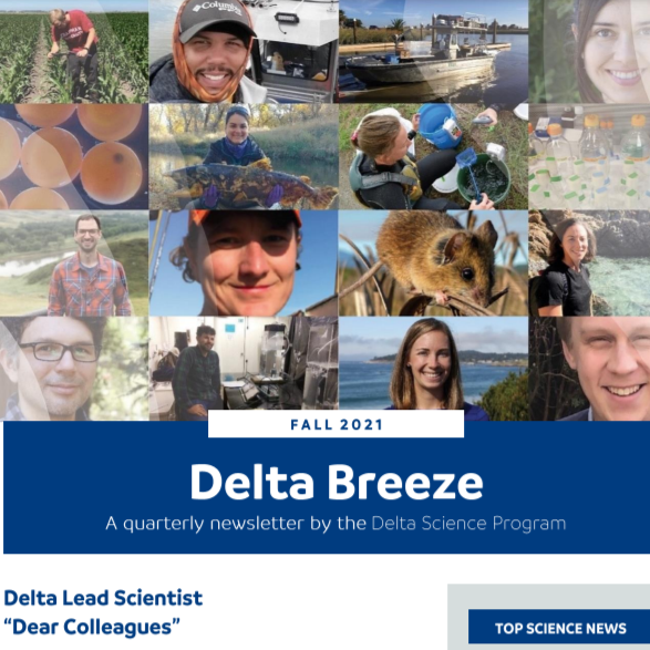 The first page of the fall 2021 edition of Delta Breeze