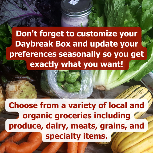 Graphic stating to update product preferences seasonally.