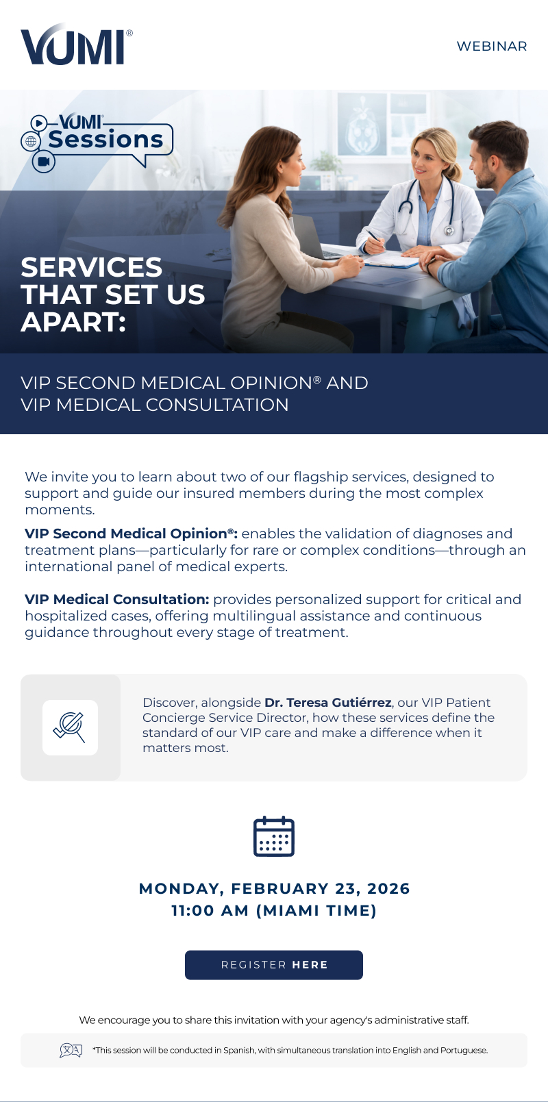 VIP Second Medical Opinion® and VIP Medical Consultation