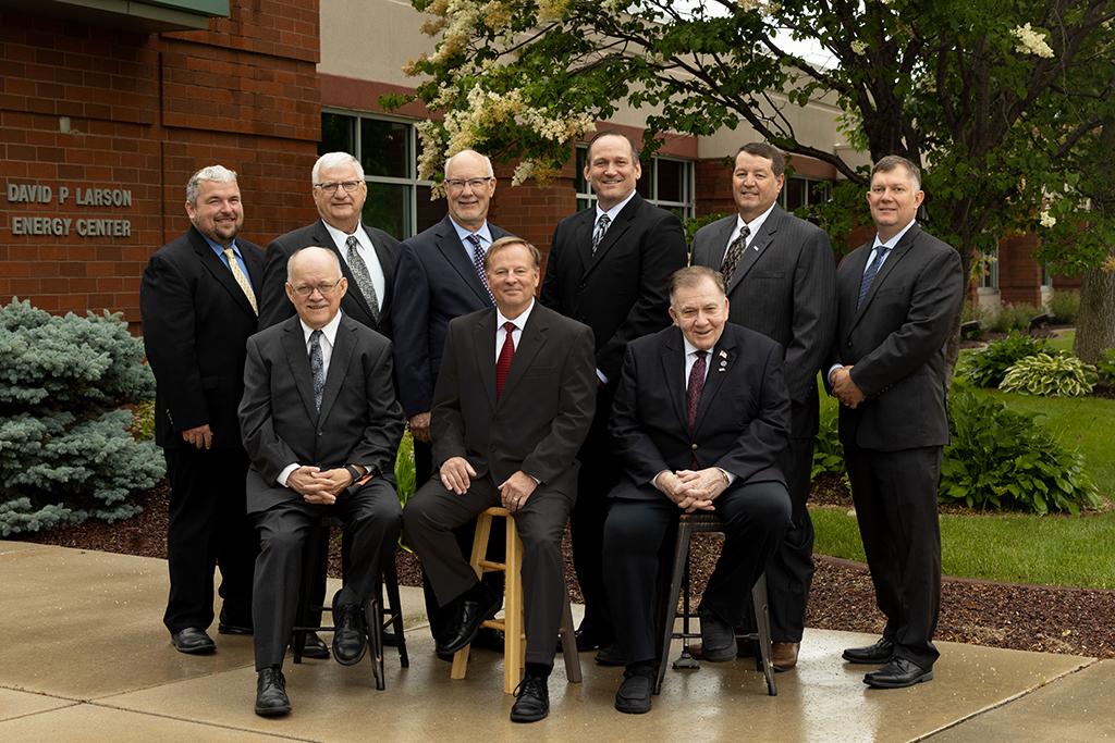 A group of men in suits.
