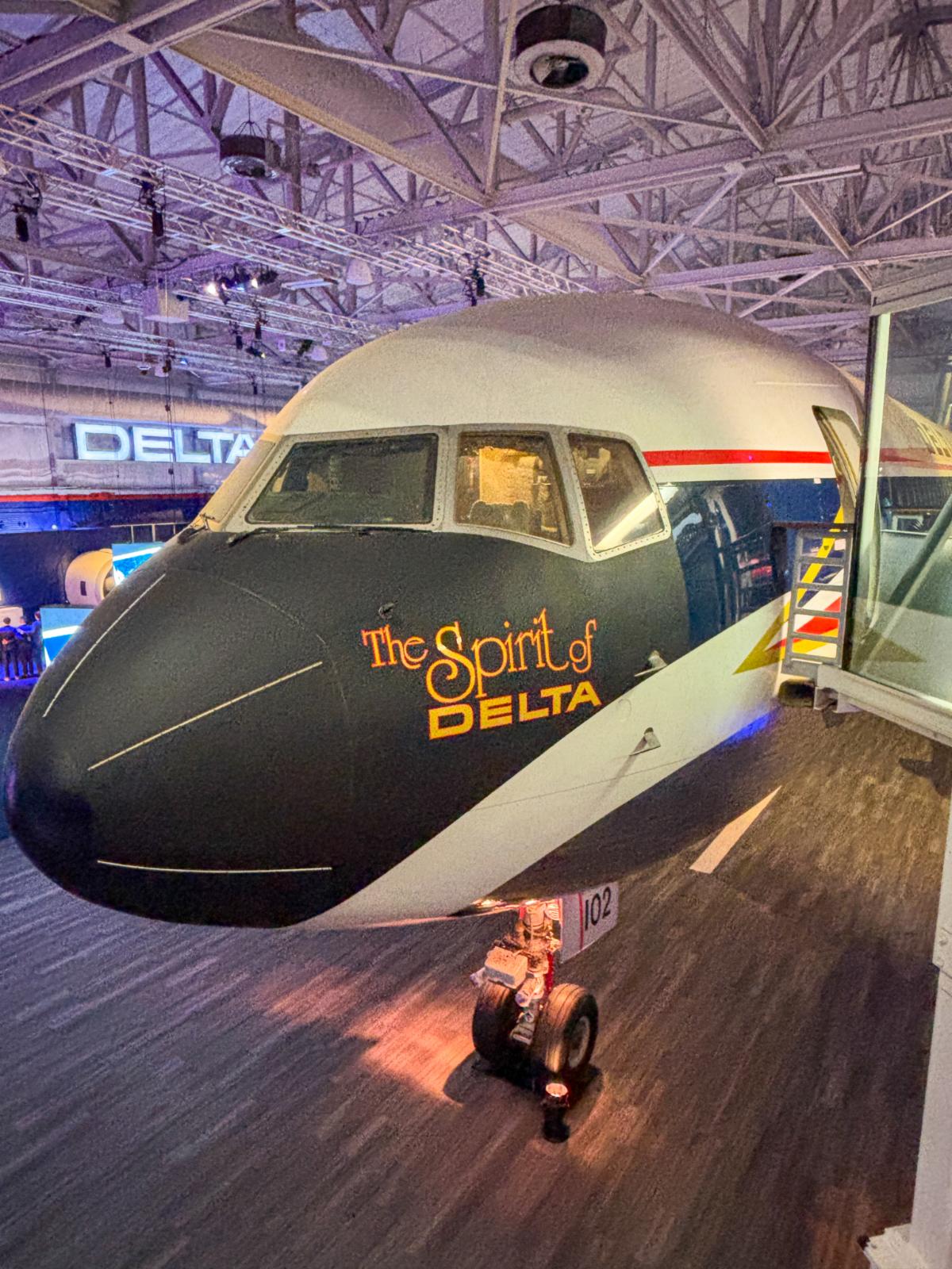 The Spirit of Delta Airplane in the Deta Air Line Museum
