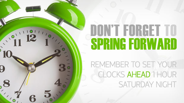 Daylight savings - spring forward