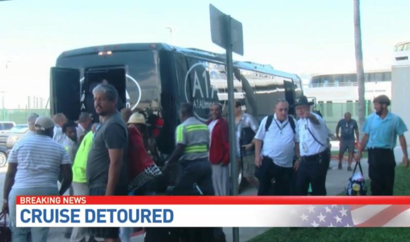 cruise detoured