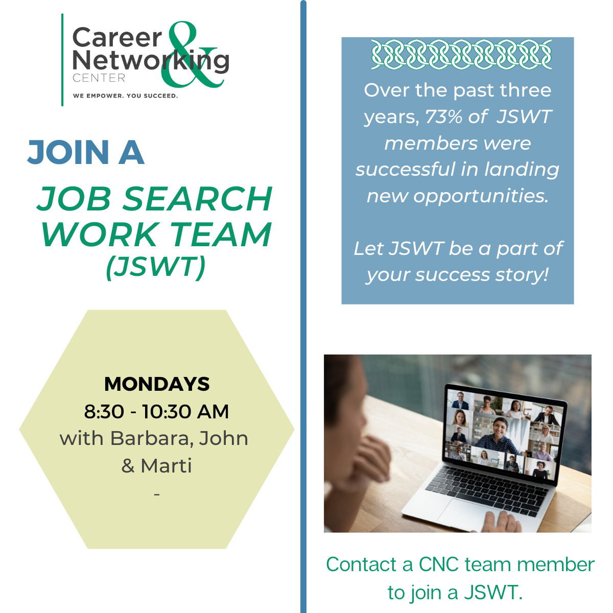 LATEST NEWS FROM THE CAREER & NETWORKING CENTER!