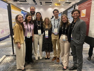 Members of the UTSW doctoral program pose at the the National Academy of Neuropsychology. meeting in November 2025