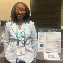 Maya Hubbard at the Association for Behavioral and Cognitive Therapies conference