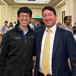 Enrique Chiu Han on the left and Christian Monsalve stand at the ACNP 2026 conference