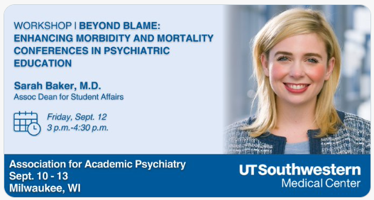 Mockup of a social media card with a headshot and info for a past presentation