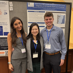 Grace Rickey, Dr. Molin Shi and Michael Wrucke from left to right