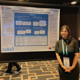 Yasmin Alzubi at the Association for Behavioral and Cognitive Therapies conference
