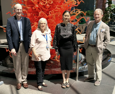 Group photo of Drs. Sherwood Brown Elizabeth Heitman Ashley Tsang and John Sadler