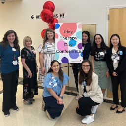 Group of volunteers at the Play Therapy Day conference