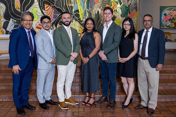 A group of graduating fellows in Addiction Psychiatry