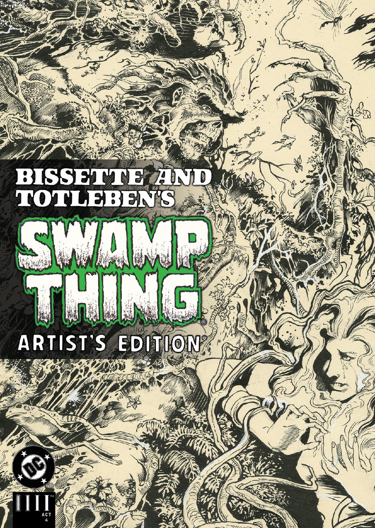 Bissette and Totleben’s Swamp Thing Artist’s Edition cover — Direct Market Exclusive