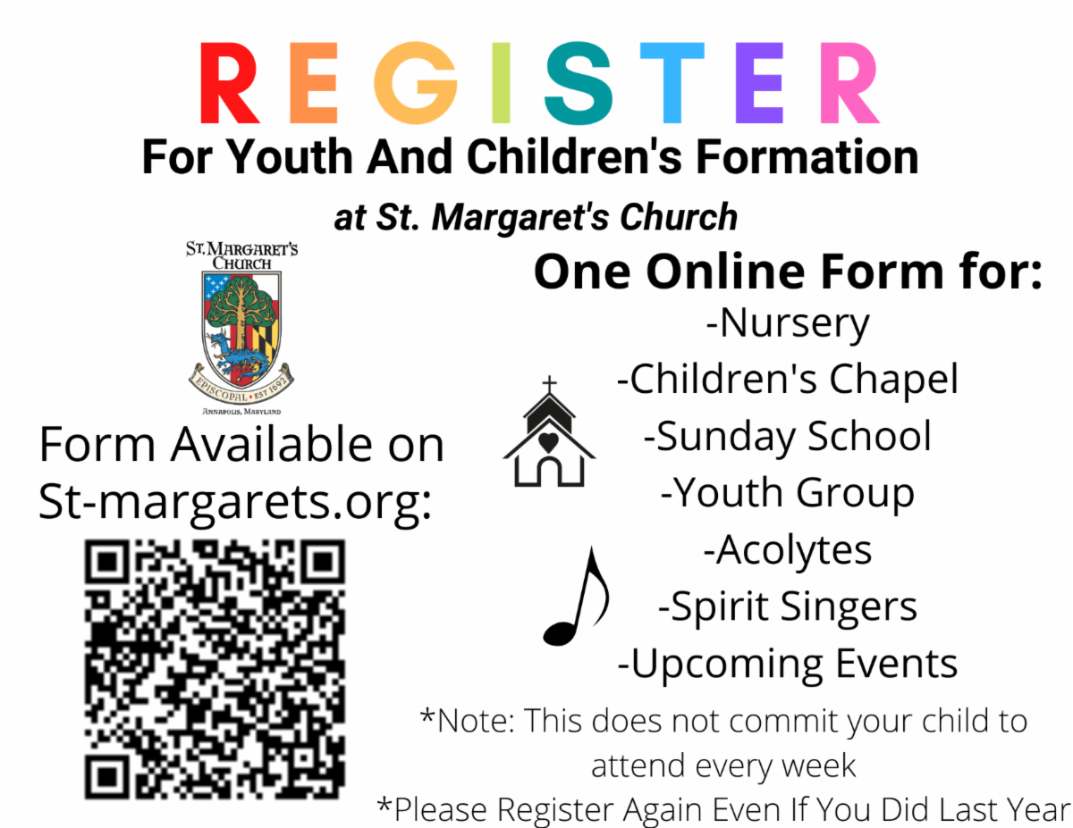 September 28 Dragon Tales the weekly newsletter from St. Margaret's