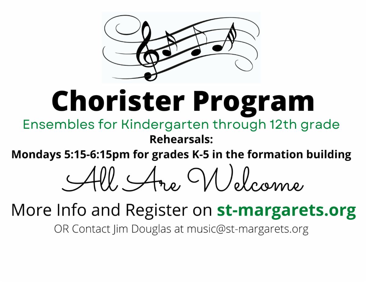 September 28 Dragon Tales the weekly newsletter from St. Margaret's