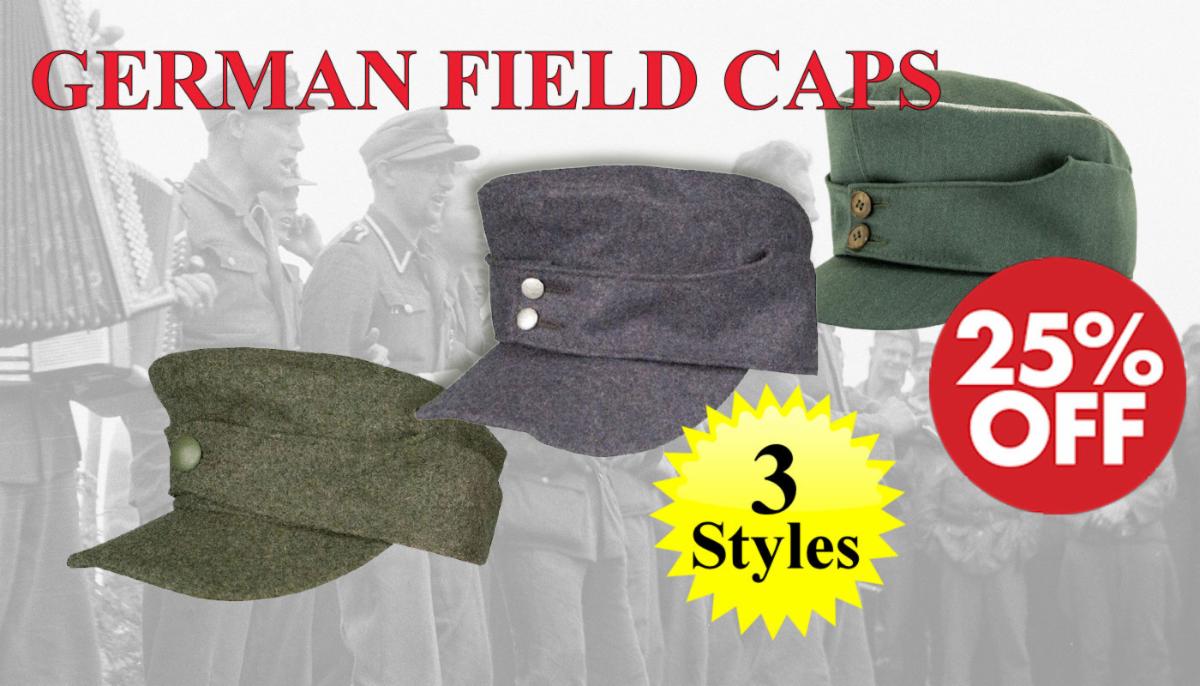German WW2 Field Cap Sale - Reddick Militaria
