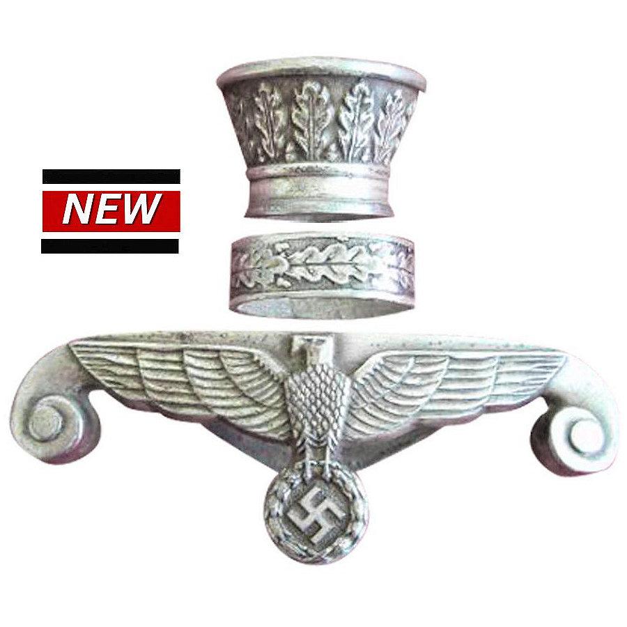 WWII German Army Crossguard - Pommel & Grip Ring - Reddick Militaria