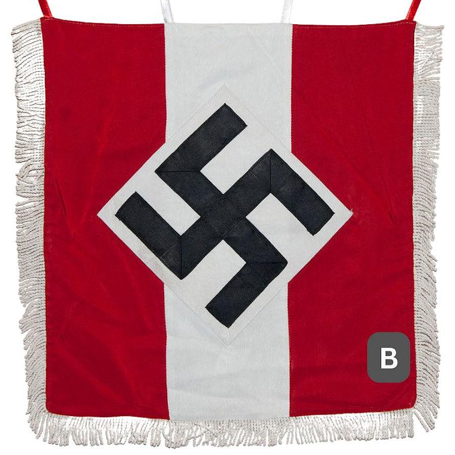 Hitler Youth Trumpet Banner - Reddick Militaria