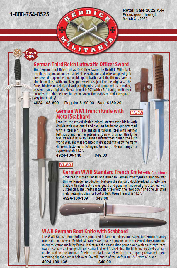 Reddick Militaria Winter Sale
