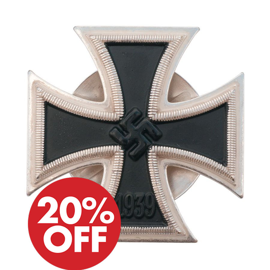 Iron Cross First Class   with Screwback - Reddick Militaria