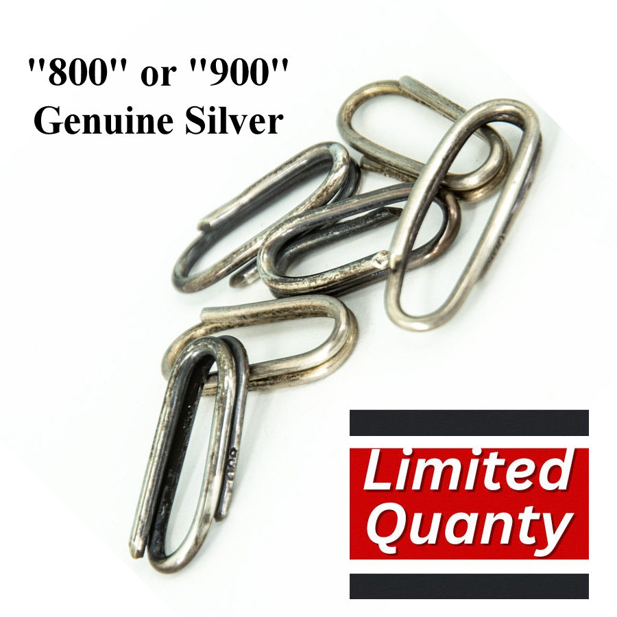 Knights Cross Loops â Silver Plated - Reddick Militaria