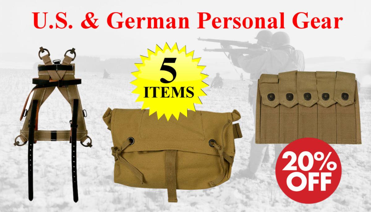 U.S. and German Personal Gear - Reddick Militaris