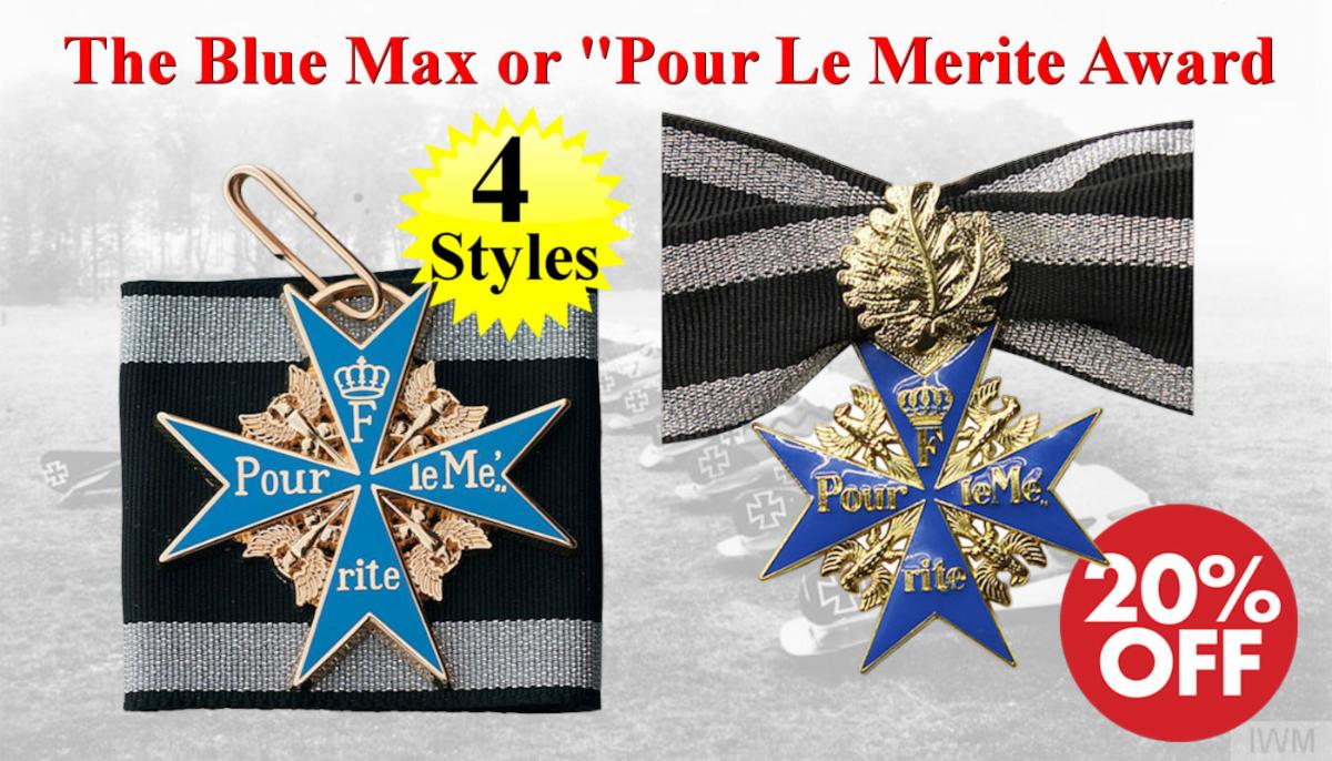 Blue Max Awards Sale - Reddick Militaria