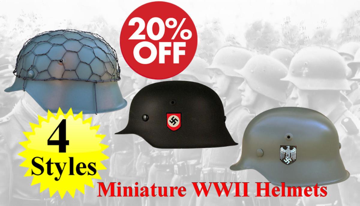 German Miniature Helmets on Sale - Reddick Militaria