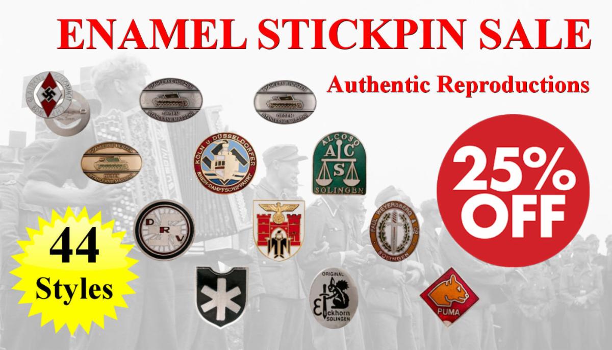 Enamel Stickpin Sale - Reddick Militaria