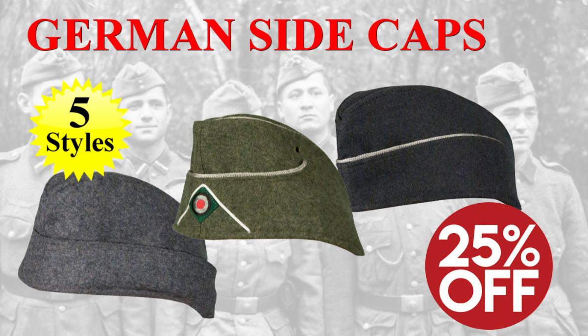 WW2 German Side Cap Sale - Reddick Militaria