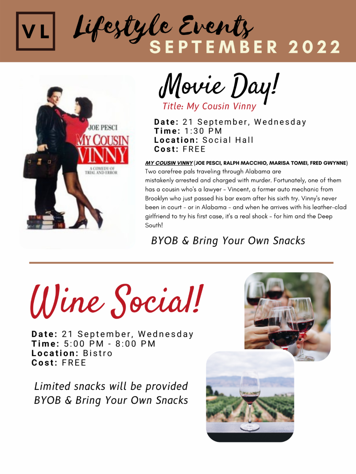Upcoming Lifestyle Events