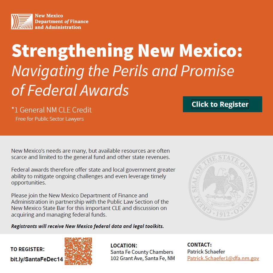 Strengthening New Mexico Navigating the Perils and Promise of Federal
