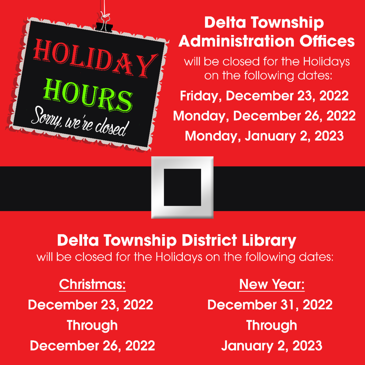 Talk of the Township Monthly ENewsletter